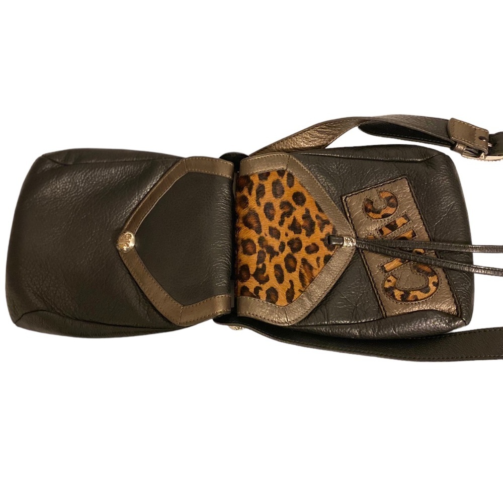 Brighton Fashionista Collection “Chic” Calf Hair Leather Crossbody Handbag - Picture 4 of 6